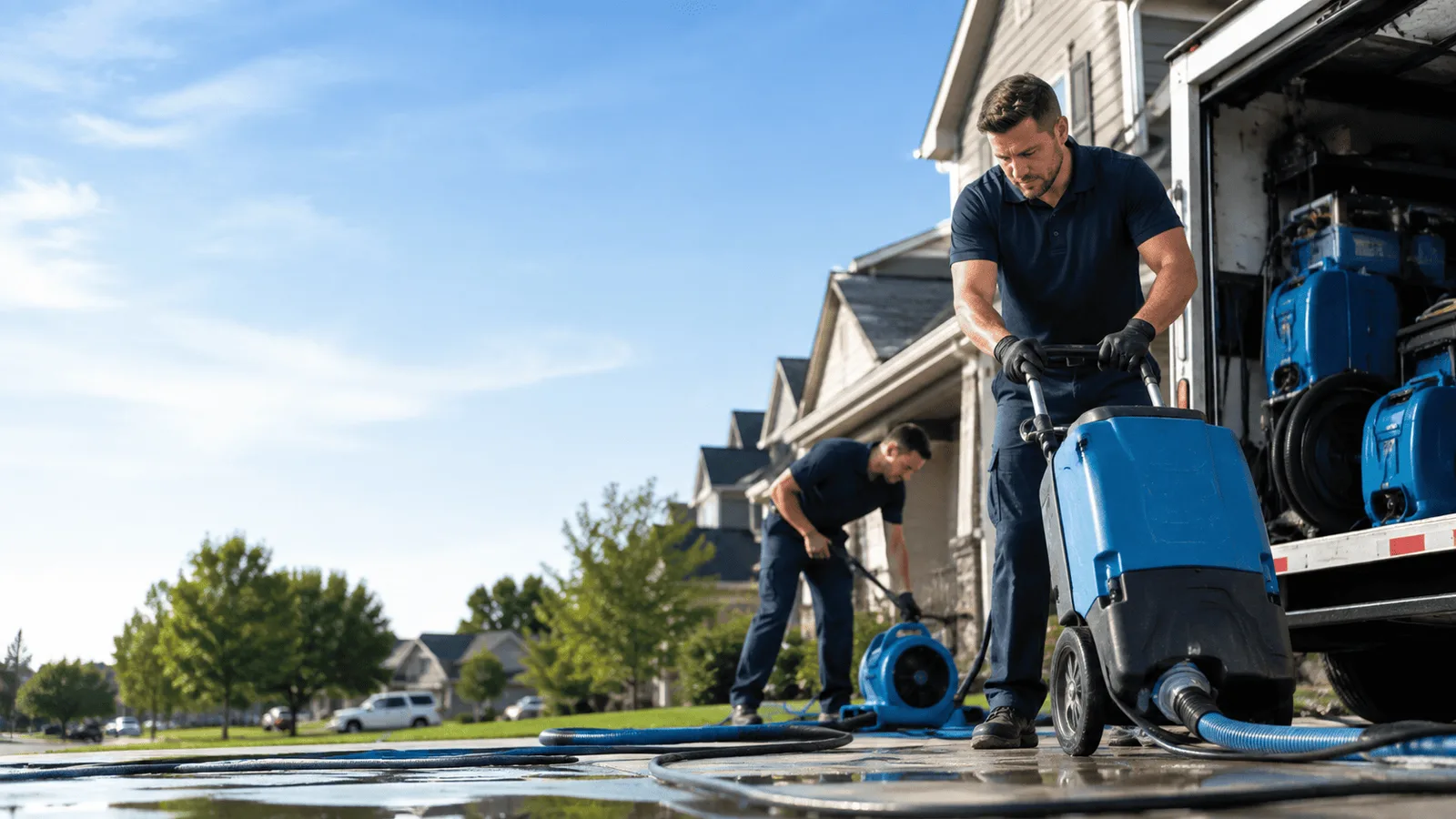 Structural Drying being performed in South San Francisco, CA